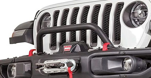 Warn 102355 Low Grill Guard Tube for 2018-2025 Wrangler JL and 2020-2025 Gladiator JT for Factory Steel Bumper