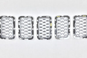 Chrome Honeycomb Grill Inserts for 2017-2021 Grand Cherokee WK2