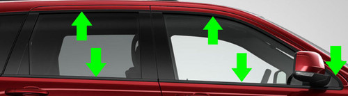Mopar Black Door Window Moldings for 2011-2022 Grand Cherokee WK2 - Image 2
