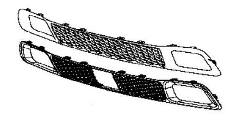 2014-2016 WK2 Grand Cherokee Lower Grill