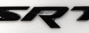 Mopar Gloss Black SRT Badge for the 2011-2022 Grand Cherokee WK2