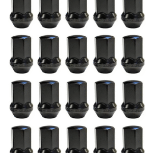 Gorilla Automotive Black 14mm x 1.50 Factory Style Bulge Lug Nuts for 2011-2022 Grand Cherokee WK2, 2021-2025 3-Row Grand Cherokee L, 2022-2025 2-Row Grand Cherokee WL and 2020-2025 Gladiator JT with Factory Style Wheels (set of 20)