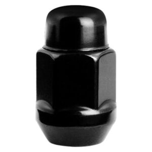 Gorilla Automotive Black 3/4" Hex 1/2 Acorn Style Lug Nuts for 2007-2018 Wrangler JK with Factory Style Wheels (Set of 23)