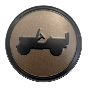 Mopar Bronze and Black Center Cap for 2018-2025 Wrangler JL