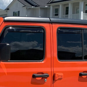 Weathertech Side Window Air Deflectors for 2018-2025 Wrangler JL and 2020-2025 Gladiator JT