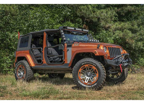Rugged Ridge Fortis Front Tube Doors for 2007-2018 Wrangler JK - Image 3