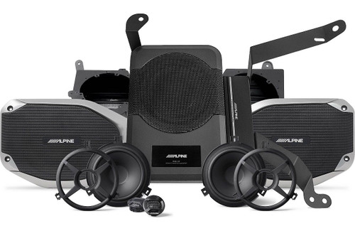 Alpine PSS-24WRA Complete Sound System Upgrade for 2018-2023 Wrangler JL and 2020-2023 Gladiator JT