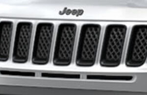 Altitude Compass Gloss Black Grill Rings for 2012-2017 Compass MK