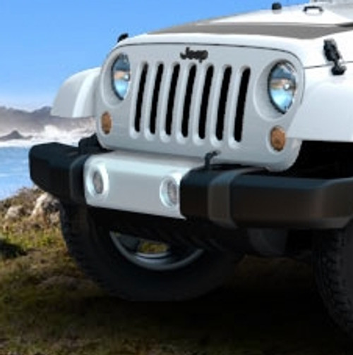 Mopar Unpainted Altitude Front Bumper Accent for 2007-2018 Wrangler JK - Image 2