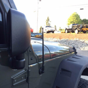 Rugged Ridge 13" Reflex Stubby Antenna for 2007-2018 Wrangler JK, 2018-2025 Wrangler JL & 2020-2025 Gladiator JT