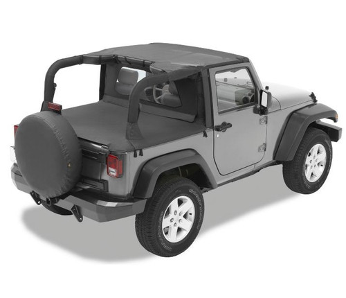 Bestop Targa Style Header Bikini Top for 2007-2009 Wrangler JK 2-Door - Image 2