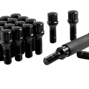 Gorilla Automotive Black 12mmx1.25 Small Diameter Lug Bolt kit for 2017-2019 Compass MP and 2014-2020 Cherokee KL (set of 20)