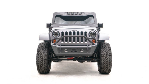 Fab Fours Stubby Bumper for 2007-2018 Wrangler JK - Image 3