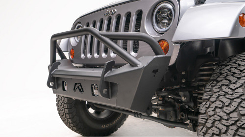 Fab Fours Stubby Bumper for 2007-2018 Wrangler JK - Image 2