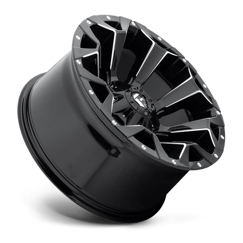 Fuel Off-Road D576 Assault Gloss Black and Milled Wheel for 2007-2021 Wrangler JK/JL and 2020-2021 Gladiator JT - Image 3