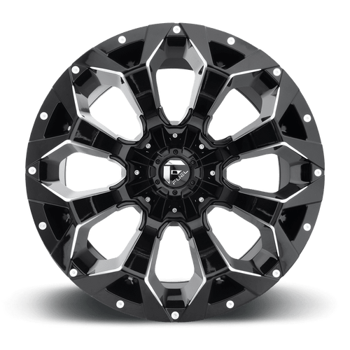Fuel Off-Road D576 Assault Gloss Black and Milled Wheel for 2007-2021 Wrangler JK/JL and 2020-2021 Gladiator JT - Image 2