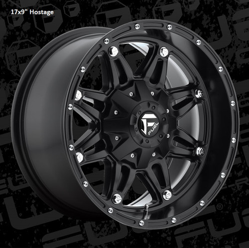 Fuel Off-Road D531 Hostage Matte Black Wheel for 2007-2019 Wrangler JK/JL and 2020 Gladiator JT - Image 9