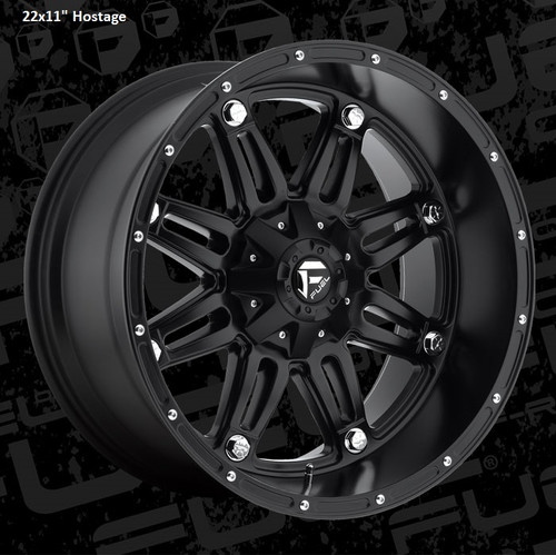 Fuel Off-Road D531 Hostage Matte Black Wheel for 2007-2019 Wrangler JK/JL and 2020 Gladiator JT - Image 4