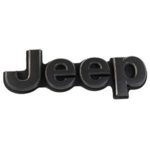 Mopar Granite Crystal Jeep Liftgate Badge for 2014-2022 Grand Cherokee WK2