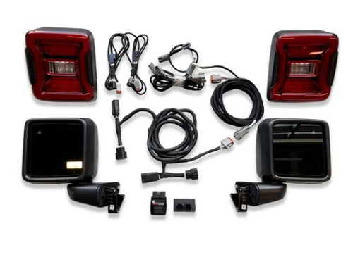 Infotainment 2018-2024 Jeep Wrangler JL Factory OEM Blind Spot Monitoring BLIS Kit - Image 4