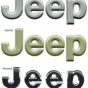 Mopar Jeep Badge Decal for 1999-2004 Grand Cherokee WJ and 1997-2001 Cherokee XJ