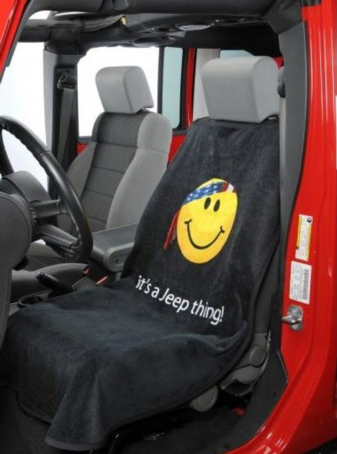 Mopar Jeep Smiley Seat Towel