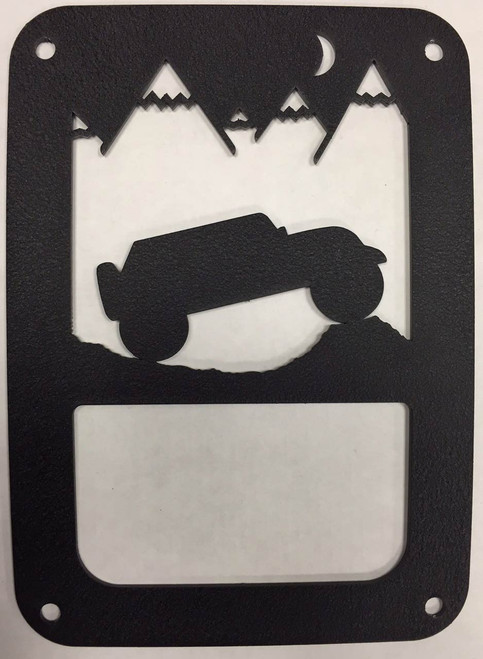 Jeep Wrangler Mountain Taillight Guards for 2007-2018 Wrangler JK - Image 2