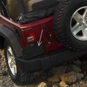 Mopar Rear License Plate Bracket & Hardware for 2007-2018 Wrangler JK