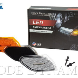 Diode Dynamics LED Sidemarker pair for 2018-2025 Wrangler JL and 2020-2025 Gladiator JT