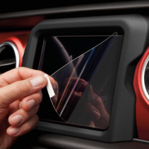 Mopar Media Center Screen Protector for 2018-2025 Wrangler JL, 2020-2025 Gladiator JT, 2020-2023 Cherokee KL & 2020-2022 Grand Cherokee WK2