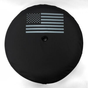 Mopar American Flag Logo Tire Cover for the 2018-2025 Wrangler JL