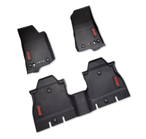 Mopar Slush Floor Mats for 2018-2025 Wrangler JL - Image 2