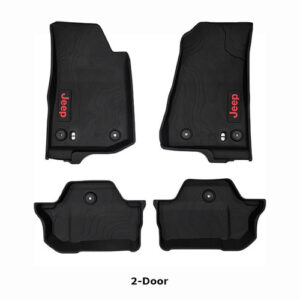 Mopar Slush Floor Mats for 2018-2025 Wrangler JL