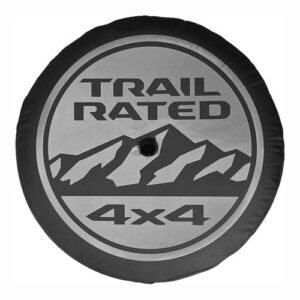 Mopar Trail Rated Tire Cover for 2018-2025 Wrangler JL