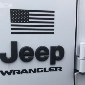 American Flag Decal for the 2018-2025 Wrangler JL