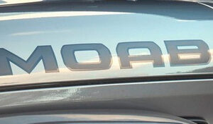 Moab Hood Decal for the 2018-2025 Wrangler JL or 2020-2025 Gladiator JT