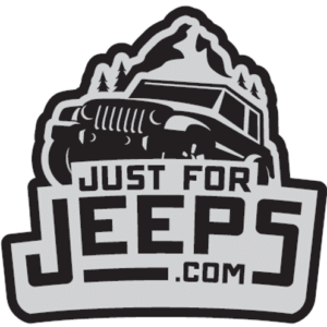 JustForJeeps.com Black Decal