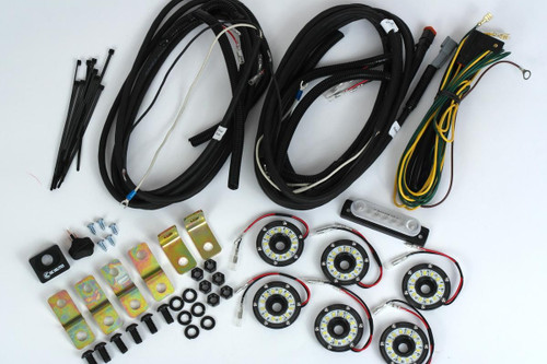 KC Hilites Cyclone V2 LED 6-Light - Rock Light Kit for All Jeeps
