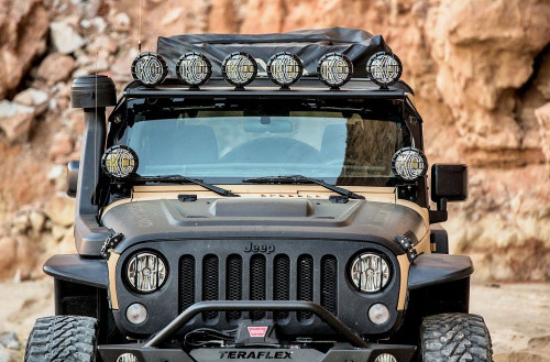 KC Hilites 50" Overhead Xross Bar Light Mount Kit for 2007-2018 Wrangler JK - Image 4