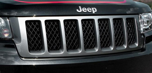 Mopar Mineral Gray Trailhawk Grill for 2011-2013 Grand Cherokee WK2 - Image 2