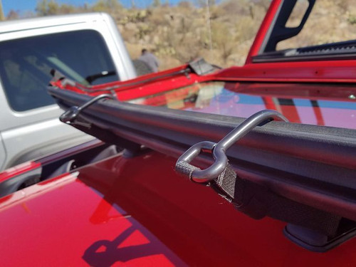 Mopar Windshield Tie Downs for 2018-2025 Wrangler JL and 2020-2025 Gladiator JT - Image 2