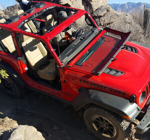 Mopar Windshield Tie Downs for 2018-2025 Wrangler JL and 2020-2025 Gladiator JT