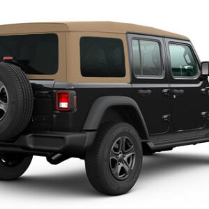 Mopar Soft Top Premium Twill Fabric (Tan) for 2018-2025 Wrangler JL 4-door