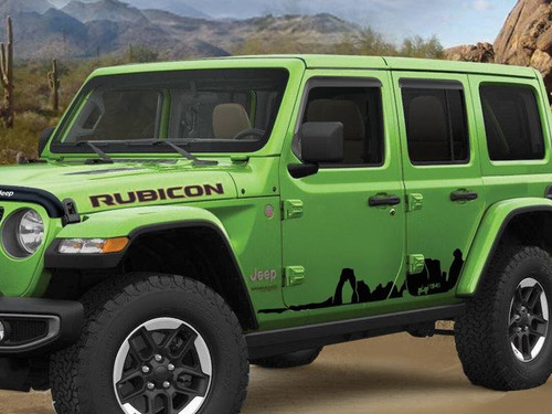 Mopar Window Vent Visors for 2018-2025 Wrangler JL and 2020-2025 Gladiator JT - Image 2