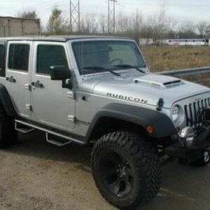 N-Fab Wheel to Wheel Nerf Step System in Textured Black for 2007-2018 Wrangler JK