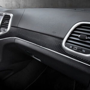 SRT8 Passenger's Side Carbon Fiber Dash Applique for 2012-2022 Grand Cherokee WK2