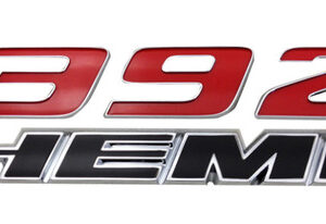 Red 392 HEMI Badge