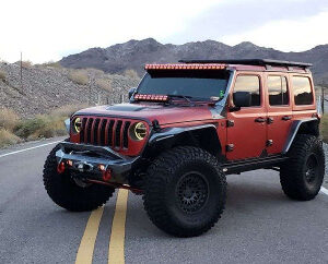 Road Armor Stealth A-Pillar JL Light Mounts 51.5 Only in Texture Black for 2018-2023 Wrangler JL and 2020-2023 Gladiator JT