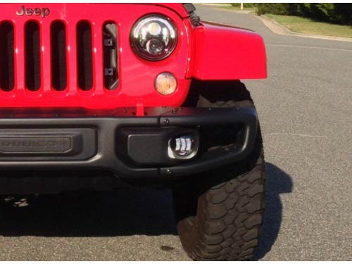 Mopar LED Fog Lights for 2007-2018 Wrangler JK (Mopar Metal Bumper)