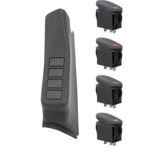Rugged Ridge A-Pillar Switch Pod for 2007-2018 Wrangler JK